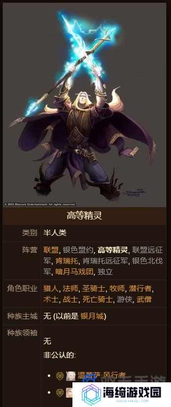 《魔兽世界》历史种族实力排名一览