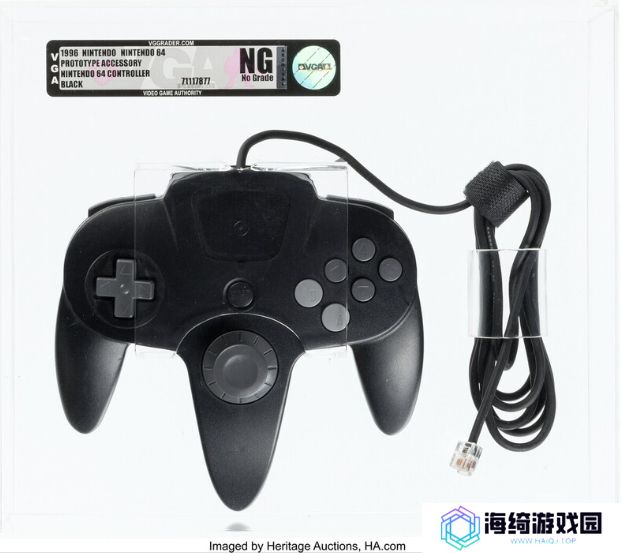 稀世珍品！存世仅3台的N64工程机手柄现身海瑞得游戏专场拍卖